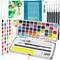 Watercolor Paint Set, 50 Colors in Portable Box Travel Watercolor Set